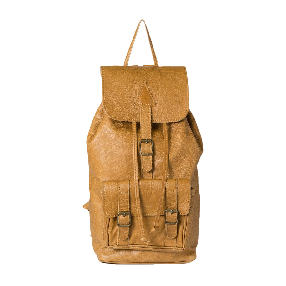 Rowdy Leather Sling Bag, Honey-hued 'Amber', Soft, Adjustable Crossbody Strap, Zipper Closure